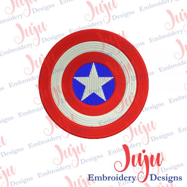 Captain America Shield Embroidery