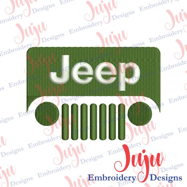 Jeep Logo Embroidery Design