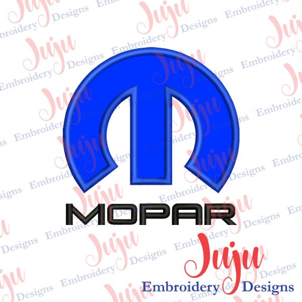 Mopar Logo Applique Design