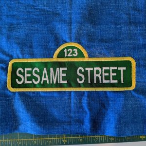 Sesame Street Applique Design - Sesame Street Sign Embroidery