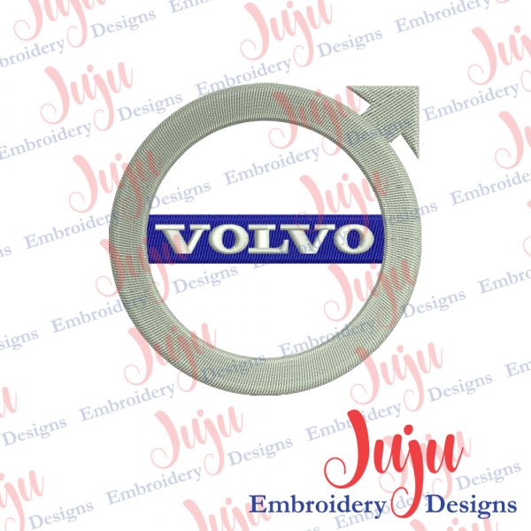 Volvo Logo Embroidery Design