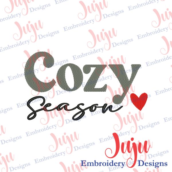 Cozy Season Embroidery Design