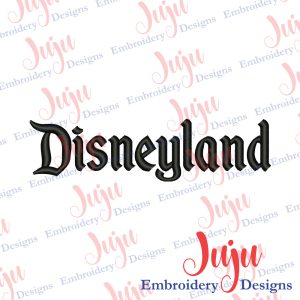 Disneyland Logo Embroidery File