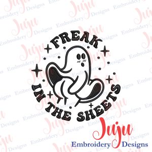 Freek In The Sheets Embroidery Design
